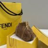 FI First Mini Brown Mink Bag For Woman 11.5cm/4in