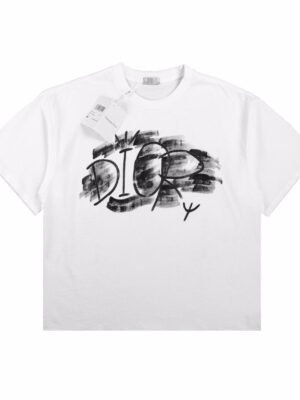Dior T-Shirt with Artistic Logo Design