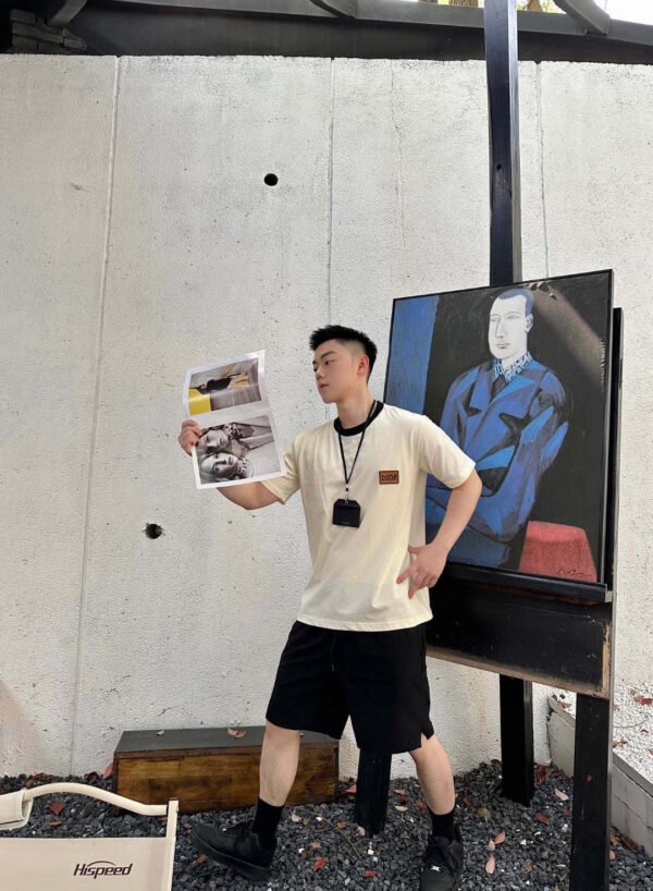 7daf6d36_7c4e97d7-287e-4612-b235-fc31b871ad07 Dior Cream T-Shirt with Black Trim