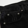 CHROME HEARTS BLACK CROSS PATCH JORTS BLACK