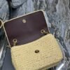 YSSL Niki Medium Chain Bag In Rafia For Women 11in/28cm Brown YSL 633187Gucci66W7069