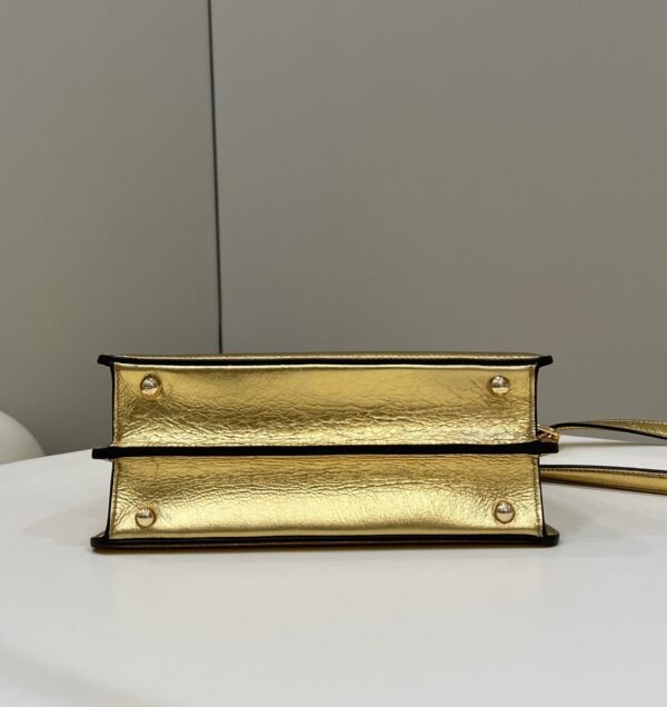 FI Peekaboo Medium Gold Bag For Woman 33cm/13in