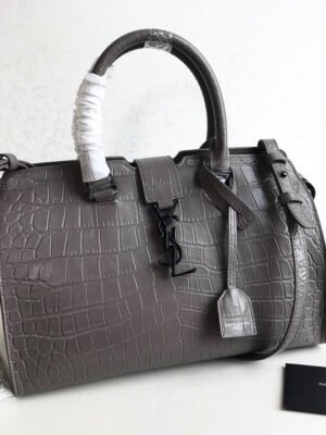 YSSL Monogram Cabas Small Gray For Women 12in/31cm YSL