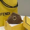 FI First Mini Brown Mink Bag For Woman 11.5cm/4in