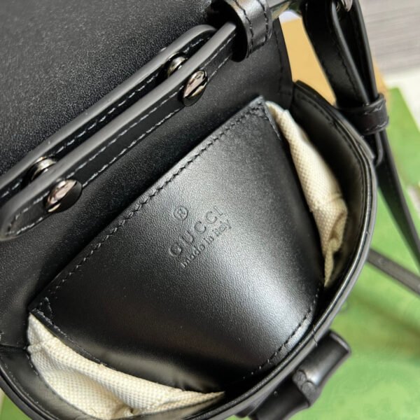gg Bamboo Mini Handbag Black For Women, Women’s Bags 6.2in/16cm gg