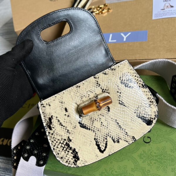 gg Bamboo 1947 Mini Top Handle Bag Natural For Women, Women¡¯s Bags 6.7in/17cm gg