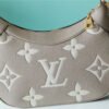 LV Bagatelle Monogram Empreinte Tourterelle Gray / Creme Beige For Women,  Shoulder And Crossbody Bags 22cm/8.7in LV M46112