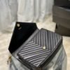 YSSL College Large Chain Bag Black With Gold Hardware For Women 12.6in/32cm YSL 600278BRM071000