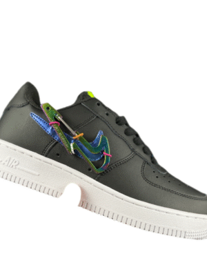 NIKE AIR FORCE 1 Low "White/Black/Red Hiking Buckle"