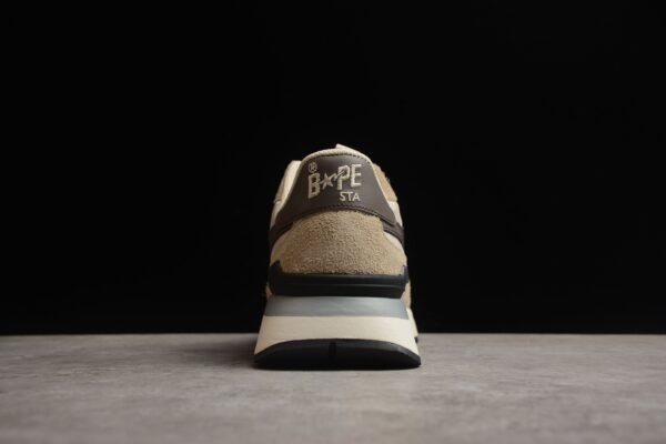 8._8_37350bea-7ee0-41e5-9763-0a5a999500b2 BAPE STA Runner Sneakers in Beige and Brown