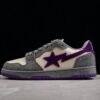 BAPE STA Low-Top Sneakers in Grey and Purple