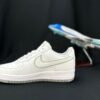 NIKE AIR FORCE 1 "Double Swoosh White/Grey"