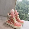 Rick Owens Geobasket Sneakers - Pink Pony Hair
