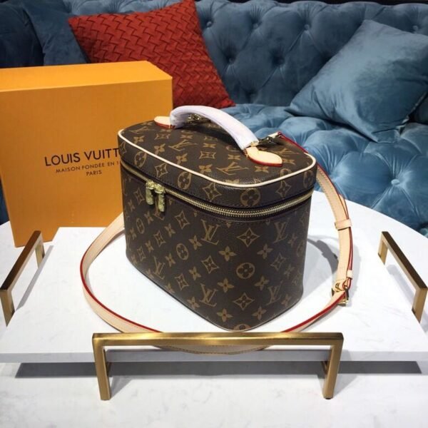 LV Nice BB Vanity Case Monogram Canvas For Women, WoBags, Travel Bags 9.4in/24cm LV M42265