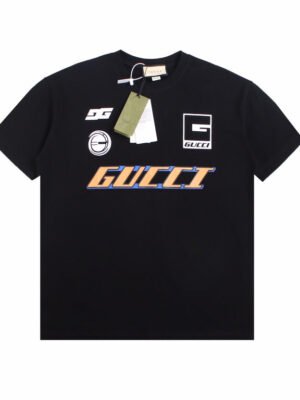 Gucci Graphic Logo T-Shirt (Black)