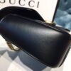 gg Marmont Matelass¨¦ Mini Bag Black Matelass¨¦ Chevron With A Heart For Women 8.5in/22cm gg  446744 DTDIT 1000
