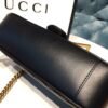 gg Marmont Small Matelass¨¦ Shoulder Bag Black Matelass¨¦ Chevron With A Heart For Women 10in/22cm gg 446744 DTDIT 1000