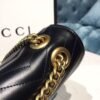 gg Marmont Small Matelass¨¦ Shoulder Bag Black Matelass¨¦ Chevron With A Heart For Women 10in/22cm gg 446744 DTDIT 1000