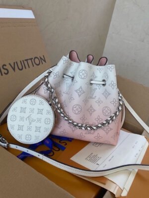 LV Bella Bucket Bag Pink For Women,  Shoulder And Crossbody Bags 7.5in/19cm LV M57855