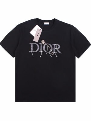 Dior T-Shirt with Tools and Logo Design
