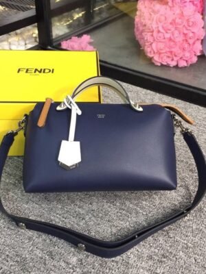 FI By The Way Medium Bag Dark Blue For Women, Handbags, Shoulder And Crossbody Bags 10.6in/27cm FF 8BL1461