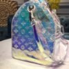 LV Keepall Bandouliere 50 Monogram PVC Iridescent Prism By Virgil Abloh For Men, Bags, Travel Bags 19.7in/50cm LV M53271