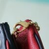 LV Double Zip Pochette Monogram Empreinte Black/Red For Women,  Shoulder and Crossbody Bags 7.9in/20cm LV