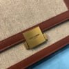 YSSL Le Carr¨¦ Satchel In Canvas And Box Natural Beige & Brick For Women 9in/23cm YSL?