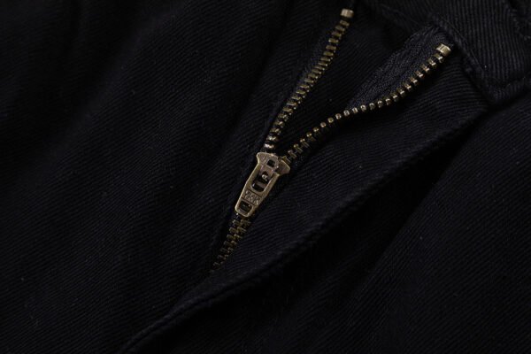 CHROME HEARTS BLUE CROSS PATCH JEANS BLACK