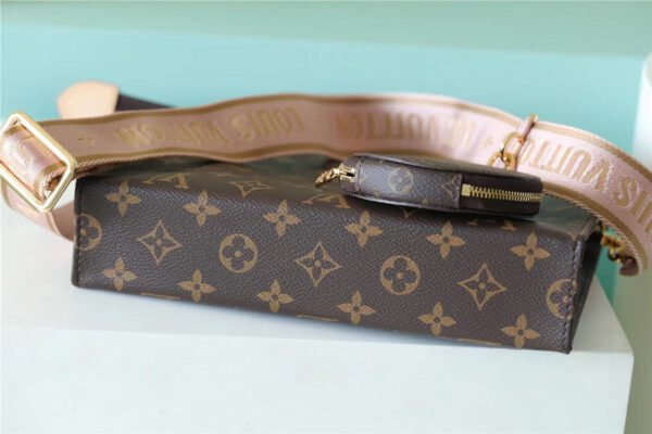 LV Pochette Double Monogram Canvas For Women, Women¡¯s Bags, Shoulder And Crossbody Bags 10.2in/26cm LV