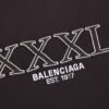 BALENCIAGA XXXL LOGO T-SHIRT BLACK