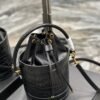 YSSL Bahia Small Bucket Bag Black For Women 10.2in/25cm YSL 6867332US3W1000