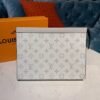LV Pochette Voyage MM Monogram Eclipse Canvas Silver For Men, Bags, Travel Bags 10.6in/27cm LV