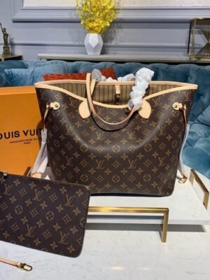 LV Neverfull MM Tote Bag Monogram Canvas For Women, Women¡¯s Handbags, Shoulder Bags 12.6in/32cm LV M40995