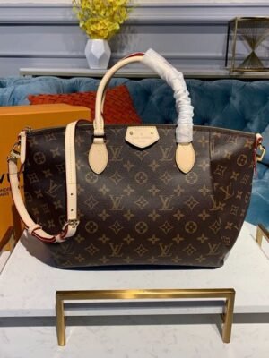 LV Turenne MM Bag 38cm Monogram Canvas Spring/Summer Collection M48814, Beige