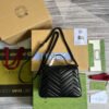 gg Marmont Mini Top Handle Bag Black For Women, Women’s Bags 8.3in/21cm gg ?