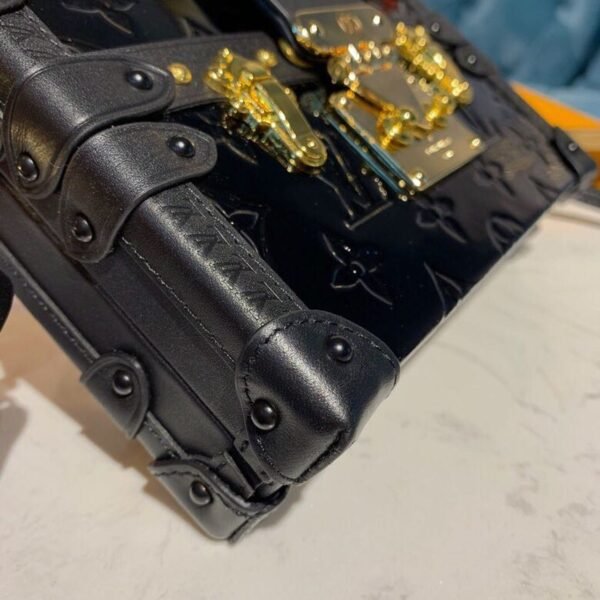 849861559319997-pic-64681-1559320488 LV Petite Malle Monogram Vernis Black For Women, Women¡¯s Handbags, Shoulder And Crossbody Bags 7.9in/19cm LV M54180