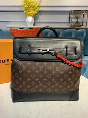 LV Steamer PM Monogram Solar Ray Canvas For Men, Handbags, Shoulder And Crossbody Bags 13.8in/35cm LV M44473