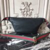 gg Coco Capit¨¢n Logo Belt Bag Cotton Linen Lining Black For Men 11in/28cm gg