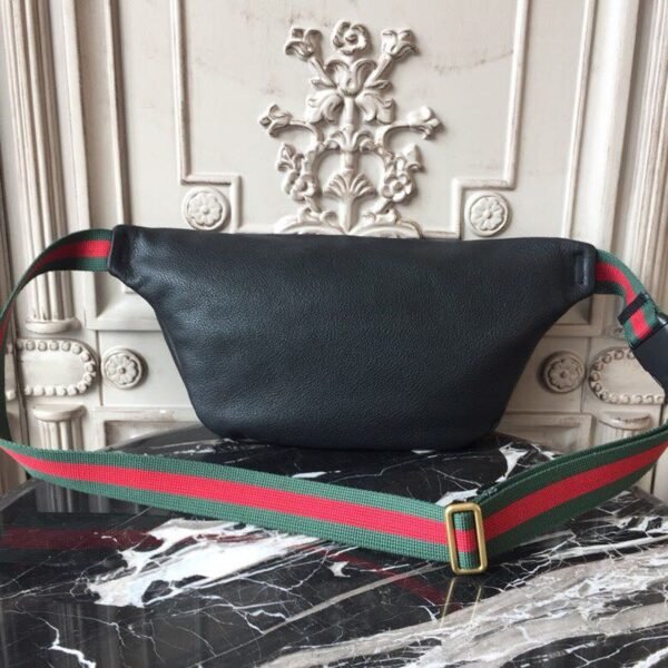 gg Coco Capit¨¢n Logo Belt Bag Cotton Linen Lining Black For Men 11in/28cm gg