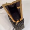 FI First Small Brown Canvas For Women, HandBags, Shoulder And Crossbody Bags 10.2in/26cm FF 8BP129