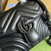 gg Marmont Mini Top Handle Bag Black For Women, Women’s Bags 8.3in/21cm gg ?