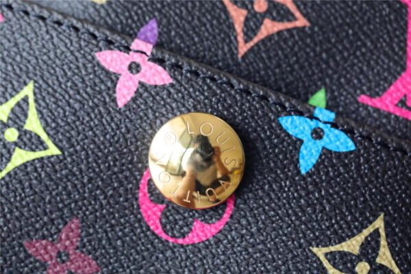 LV Rift Bag Monogram Multicolore Canvas Black For Women, Women¡¯s Handbags, Shoulder And crossbody Bags 5.7in/13.5cm LV