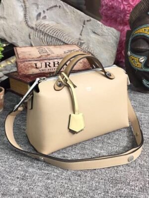 FI By The Way Medium Bag Beige For Women, Handbags, Shoulder And Crossbody Bags 10.6in/27cm FF 8BL1461