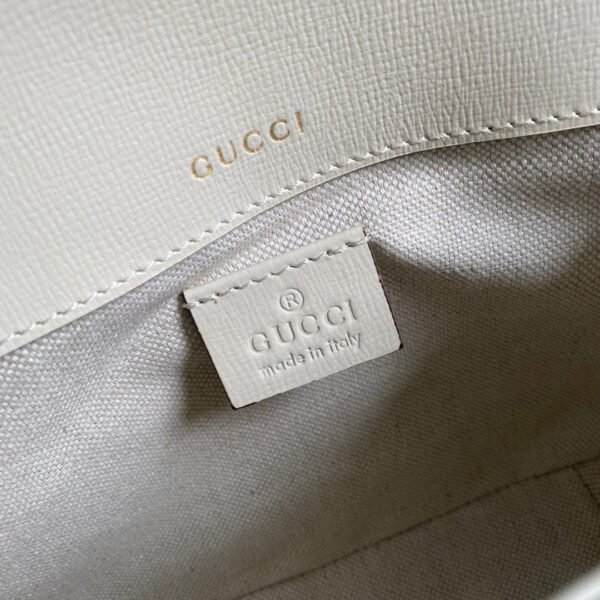 gg Horsebit 1955 Mini Bag White For Women, Women’s Bags 8in/21cm gg 658574 18YSG 9068