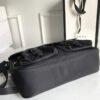 gg Shoulder Bag Nylon Shima Black gg Embossed For Men 13.8in/35cm gg