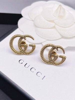 18K Double G Earrings