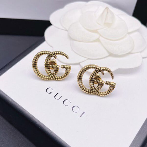 18K Double G Earrings