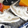 LOUIS VUITTON LV SKATE SNEAKER BEIGE WHITE