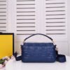 FI Baguette Chain Midi Medium Dark Blue Bag For Woman 26cm/10in